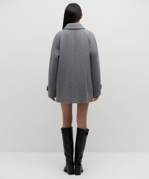 MUSINSA STANDARD WOMAN MUSINSA STANDARD WOMAN Coat Medium Gray