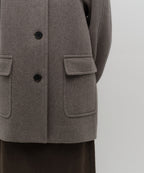 MUSINSA STANDARD WOMAN MUSINSA STANDARD WOMAN Coat Half Balmacan [Taupe]