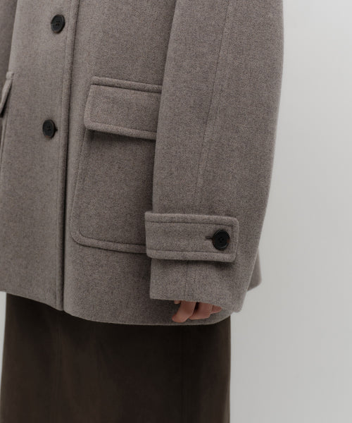 MUSINSA STANDARD WOMAN MUSINSA STANDARD WOMAN Coat Half Balmacan [Taupe]