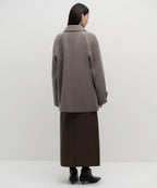 MUSINSA STANDARD WOMAN MUSINSA STANDARD WOMAN Coat Half Balmacan [Taupe]
