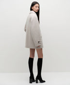 MUSINSA STANDARD WOMAN MUSINSA STANDARD WOMAN Coat Half Balmacan [Oatmeal]