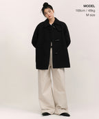 MUSINSA STANDARD WOMAN MUSINSA STANDARD WOMAN Women's Coat Black