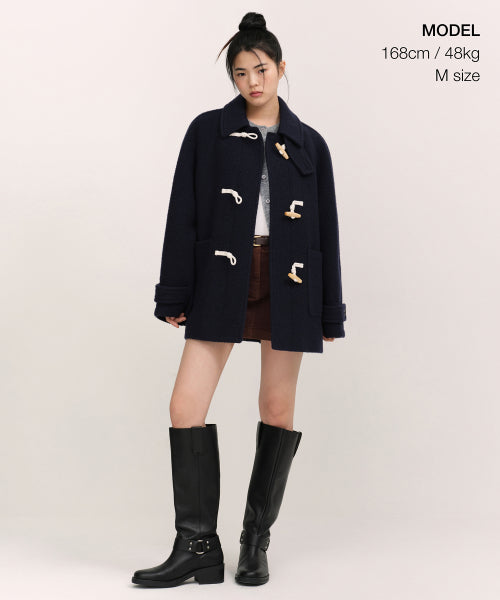 MUSINSA STANDARD WOMAN MUSINSA STANDARD WOMAN Women's Coat Navy