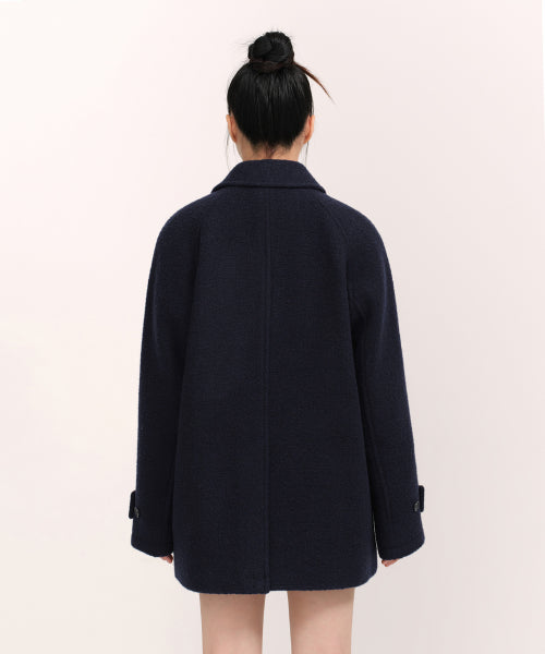 MUSINSA STANDARD WOMAN MUSINSA STANDARD WOMAN Women's Coat Navy