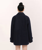 MUSINSA STANDARD WOMAN MUSINSA STANDARD WOMAN Women's Coat Navy