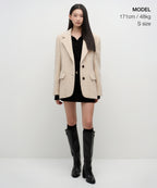 MUSINSA STANDARD WOMAN MUSINSA STANDARD WOMAN Coat Over Shoulder Blazer (Size M)