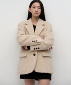 MUSINSA STANDARD WOMAN MUSINSA STANDARD WOMAN Coat Over Shoulder Blazer (Size M)