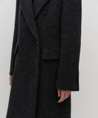 MUSINSA STANDARD WOMAN MUSINSA STANDARD WOMAN Coat Charcoal Gray