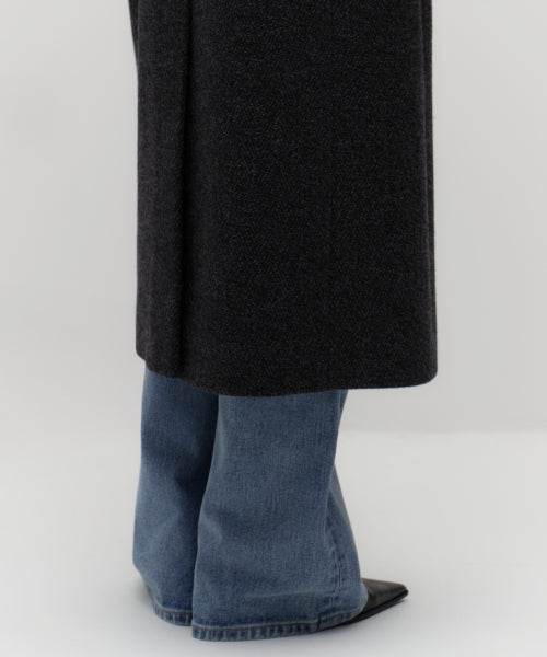 MUSINSA STANDARD WOMAN MUSINSA STANDARD WOMAN Coat Charcoal Gray
