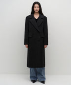 MUSINSA STANDARD WOMAN MUSINSA STANDARD WOMAN Coat Charcoal Gray