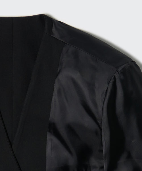 MUSINSA STANDARD WOMAN MUSINSA STANDARD WOMAN Women's Oversized Collarless Blazer [Black]