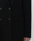 MUSINSA STANDARD WOMAN MUSINSA STANDARD WOMAN Women's Double Breasted Long Blazer [Black]
