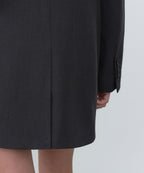MUSINSA STANDARD WOMAN MUSINSA STANDARD WOMAN Women's Double Breasted Long Blazer Gray