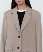 MUSINSA STANDARD WOMAN MUSINSA STANDARD WOMAN Women's Boxy Blazer Light Beige