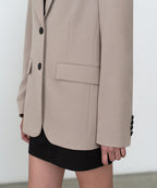 MUSINSA STANDARD WOMAN MUSINSA STANDARD WOMAN Women's Boxy Blazer Light Beige