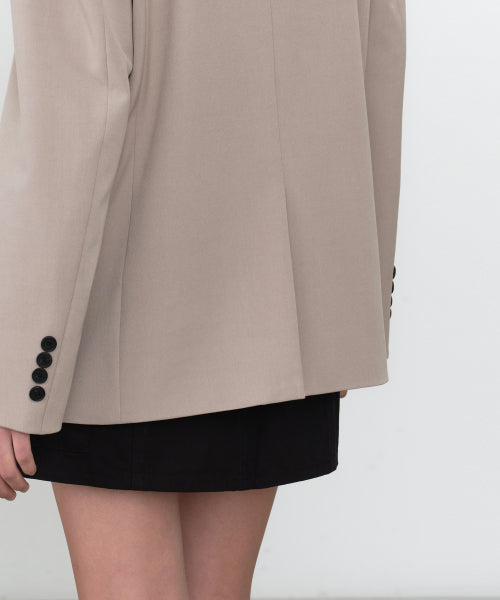 MUSINSA STANDARD WOMAN MUSINSA STANDARD WOMAN Women's Boxy Blazer Light Beige