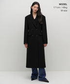 MUSINSA STANDARD WOMAN MUSINSA STANDARD WOMAN Women's Coat Cinched Double Long