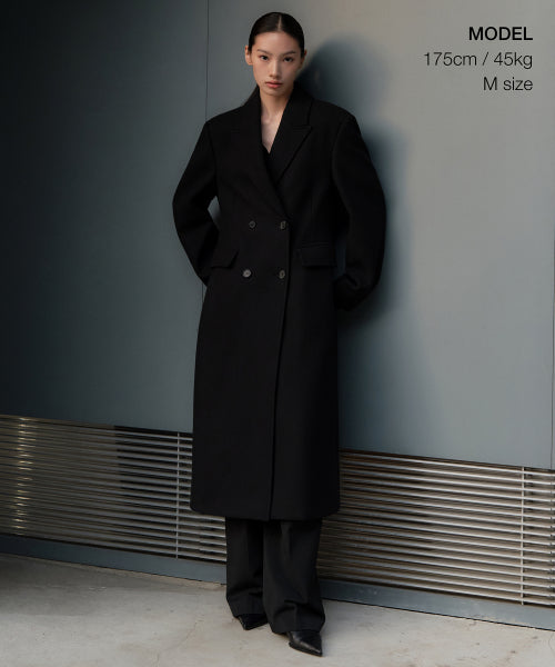 MUSINSA STANDARD WOMAN MUSINSA STANDARD WOMAN Women's Coat Cinched Double Long