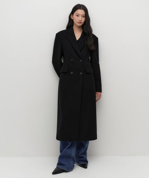 MUSINSA STANDARD WOMAN MUSINSA STANDARD WOMAN Women's Coat Cinched Double Long