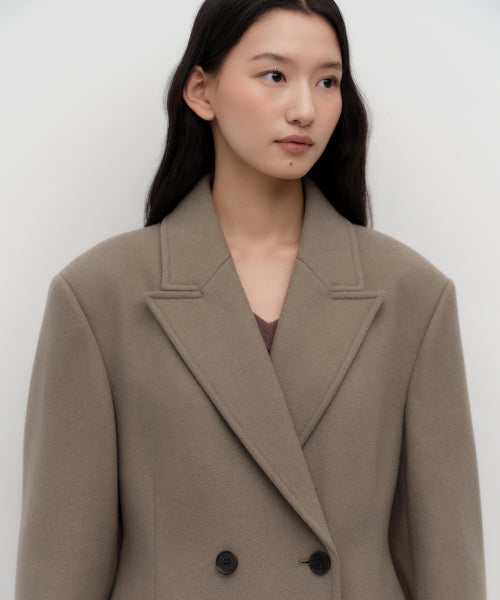 MUSINSA STANDARD WOMAN MUSINSA STANDARD WOMAN Women's Coat Cinched Double Long
