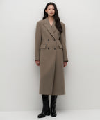 MUSINSA STANDARD WOMAN MUSINSA STANDARD WOMAN Women's Coat Cinched Double Long