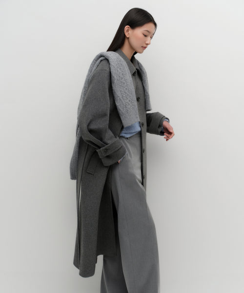 MUSINSA STANDARD WOMAN MUSINSA STANDARD WOMAN Women's Coat Medium Gray