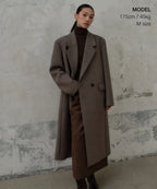MUSINSA STANDARD WOMAN MUSINSA STANDARD WOMAN Women's Coat Over Shoulder Maxi [Taupe]