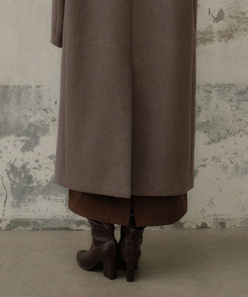 MUSINSA STANDARD WOMAN MUSINSA STANDARD WOMAN Women's Coat Over Shoulder Maxi [Taupe]
