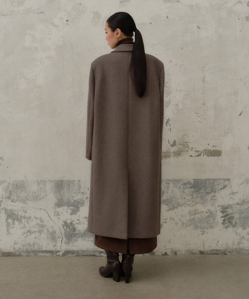 MUSINSA STANDARD WOMAN MUSINSA STANDARD WOMAN Women's Coat Over Shoulder Maxi [Taupe]