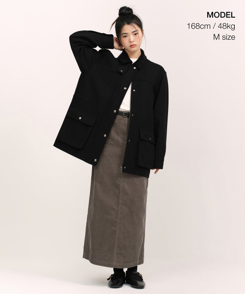 MUSINSA STANDARD WOMAN MUSINSA STANDARD WOMAN Women's Jacket Black