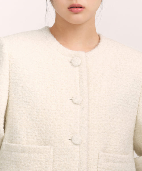 MUSINSA STANDARD WOMAN MUSINSA STANDARD WOMAN Women's Jacket Cream