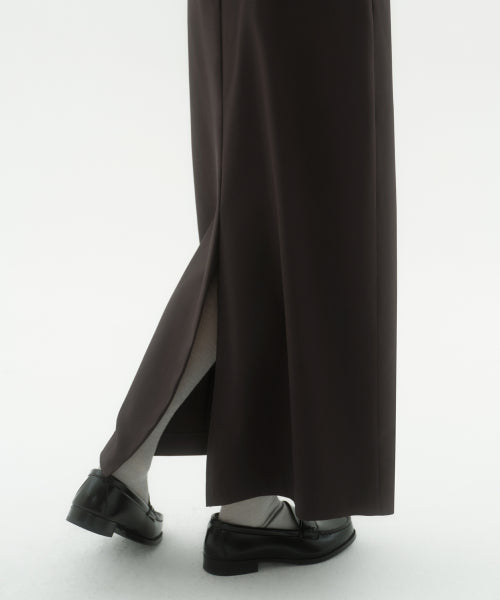 MUSINSA STANDARD WOMAN MUSINSA STANDARD WOMAN Maxi Skirt Dark Brown
