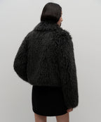MUSINSA STANDARD WOMAN MUSINSA STANDARD WOMAN Jacket Charcoal Gray