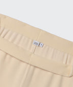 MUSINSA STANDARD WOMAN MUSINSA STANDARD WOMAN Women's Velor Corduroy Flare Banding Pants [Cream Beige]