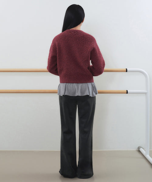 MUSINSA STANDARD WOMAN MUSINSA STANDARD WOMAN Women's Velor Corduroy Flare Banding Pants [Size S]