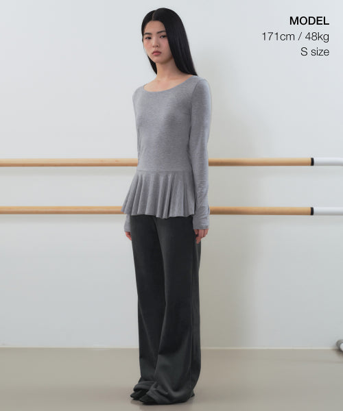 MUSINSA STANDARD WOMAN MUSINSA STANDARD WOMAN T-Shirt Medium Gray