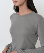 MUSINSA STANDARD WOMAN MUSINSA STANDARD WOMAN T-Shirt Medium Gray