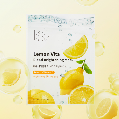 B.O.M B.O.M Lemon Vita Blend Radiance Mask (10 sheets)