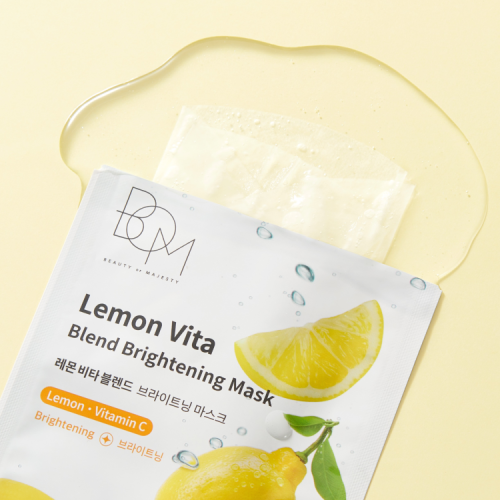 B.O.M B.O.M Lemon Vita Blend Radiance Mask (10 sheets)