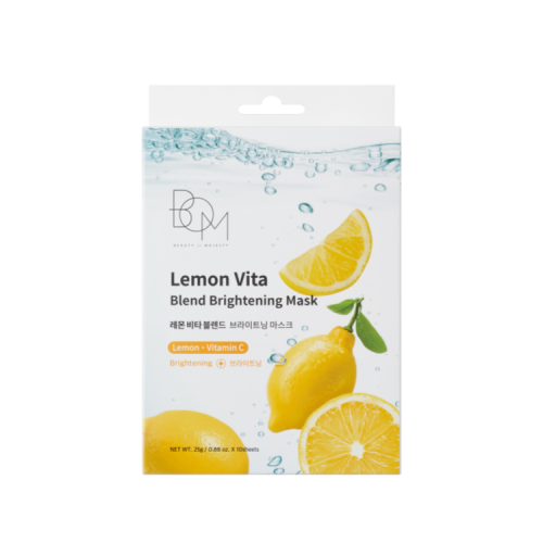 B.O.M B.O.M Lemon Vita Blend Radiance Mask (10 sheets)
