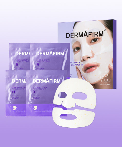 DERMAFIRM DERMAFIRM Soothing Repair Toning Gel Mask R4 (4 sheets)