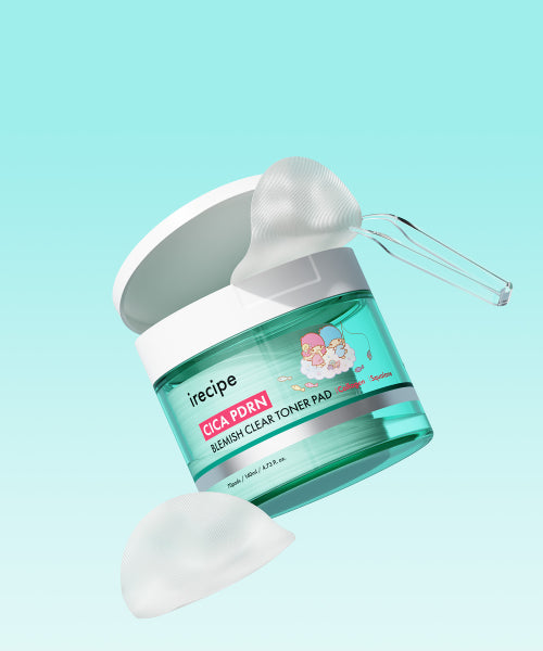 IRECIPE [Collaboration] Cica PDRN Trace Clear Soothing Radiance Blemish Pad 70 sheets