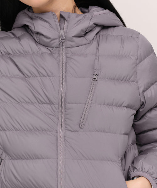 MUSINSA STANDARD WOMAN MUSINSA STANDARD WOMAN Padded Jacket Purple Gray