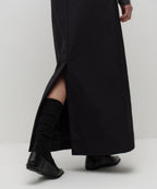 MUSINSA STANDARD WOMAN MUSINSA STANDARD WOMAN Women's Padded Maxi Skirt [Black]