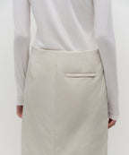 MUSINSA STANDARD WOMAN MUSINSA STANDARD WOMAN Women's Padded Maxi Skirt [Dusty Cream]