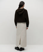 MUSINSA STANDARD WOMAN MUSINSA STANDARD WOMAN Women's Padded Maxi Skirt [Dusty Cream]