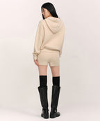 MUSINSA STANDARD WOMAN MUSINSA STANDARD WOMAN Women's Mini Boucle Knit Shorts Light Beige