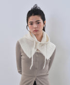 MUSINSA STANDARD WOMAN MUSINSA STANDARD WOMAN Women's Boucle String Knit Balaclava [Ivory]