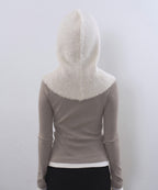 MUSINSA STANDARD WOMAN MUSINSA STANDARD WOMAN Women's Boucle String Knit Balaclava [Ivory]