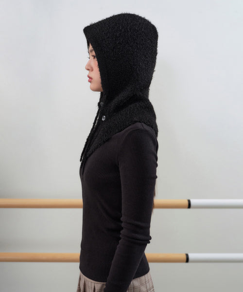 MUSINSA STANDARD WOMAN MUSINSA STANDARD WOMAN Women's Boucle String Knit Balaclava [Size]